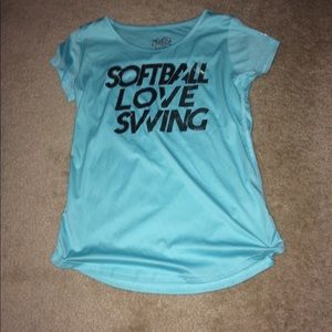 Justice softball athletic shirt